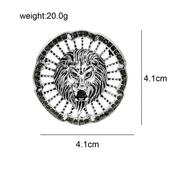 VQ Lion Brooch - Picture 4 of 6
